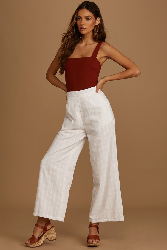 COS Lyocell-Organic Cotton Mix High Waisted Pleated Trousers | Endource